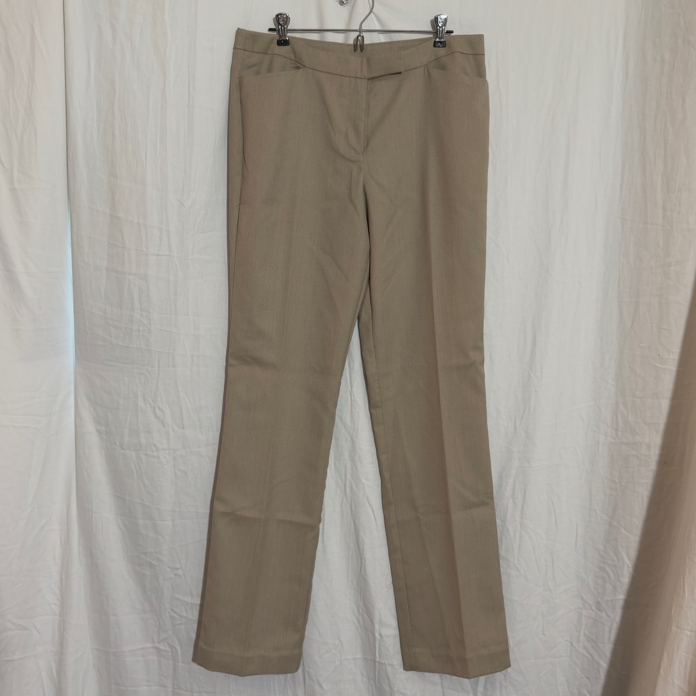 Worthington Modern Fit Taupe Dress Pants Size 10 Work Slacks